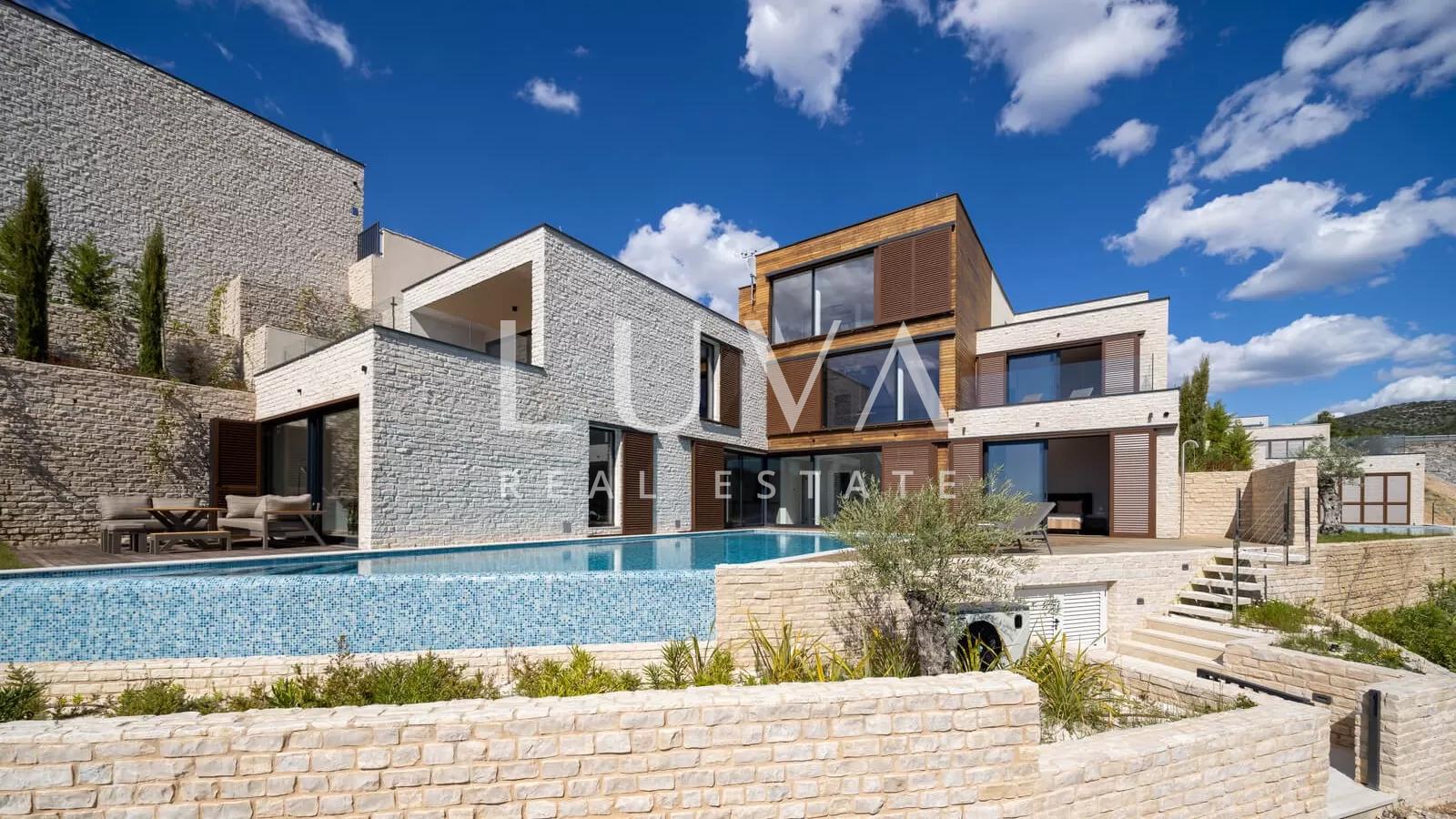 Primošten, luxury Villa 2 with view by the sea for sale