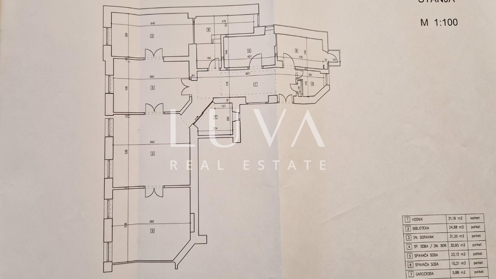 Zagreb, Petrinjska, Innenstadt, 5-Zimmer-Wohnung, 175m², großes Potenzial
